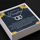 To My Bonus Daughter The Perfect Pair Necklace
