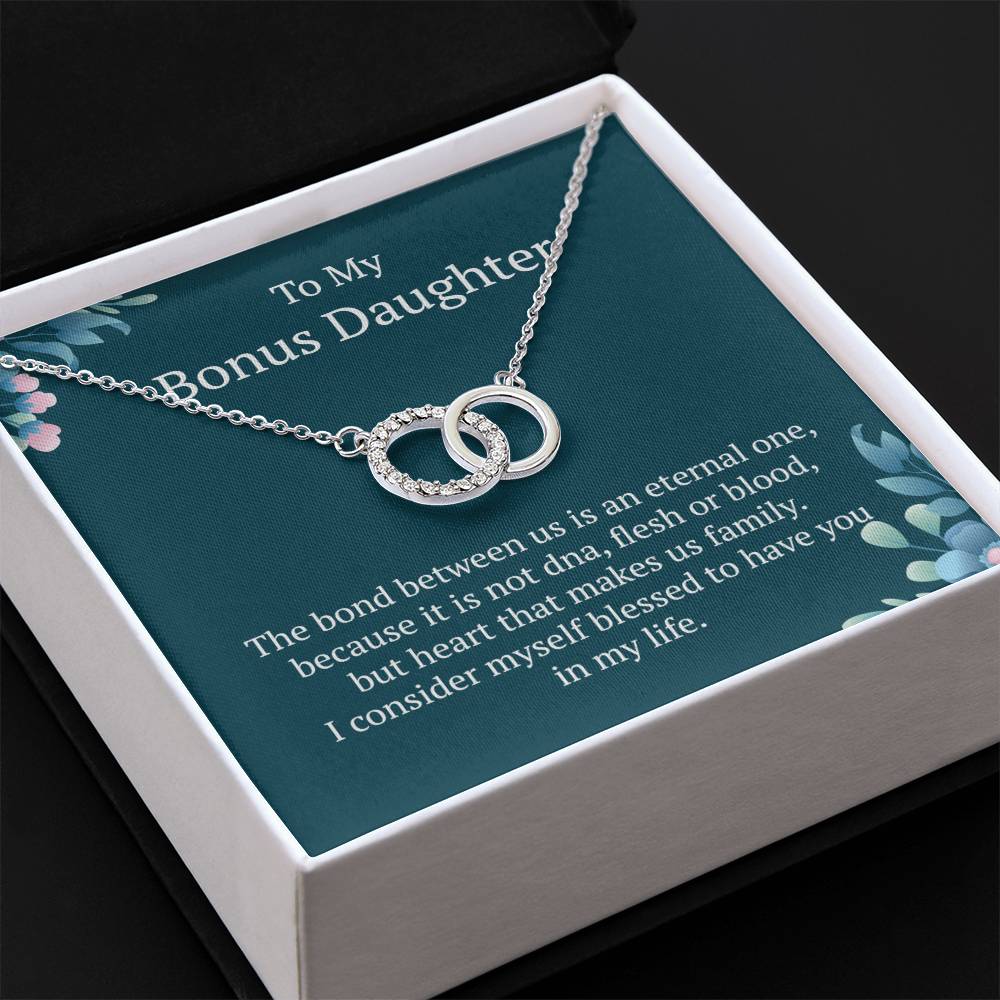 To My Bonus Daughter Necklace Perfect Pair Necklace