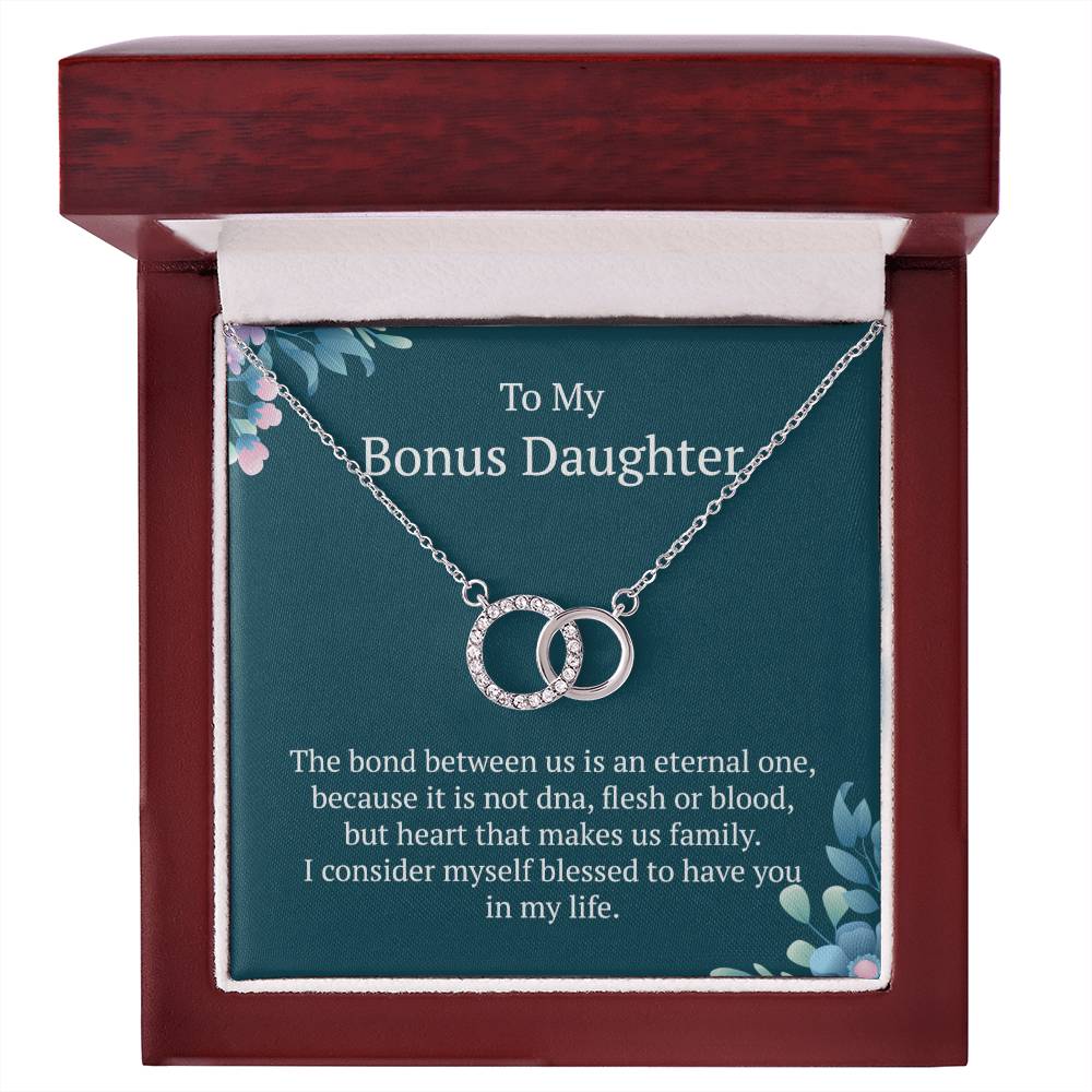 To My Bonus Daughter Necklace Perfect Pair Necklace