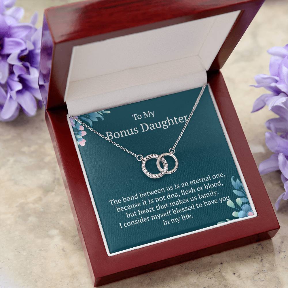 To My Bonus Daughter Necklace Perfect Pair Necklace