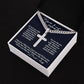To My Soulmate Cuban Chain Cross Necklace • A Perfect Gift for Him From Wife Girlfriend • Anniversary Wedding Valentine's Day Birthday Christmas