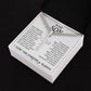 To My Son Cuban Cross Necklace, Son Gifts From Mom and Dad, Mother and Son Necklace, Birthday Gift For My Son Graduation Christmas