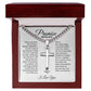 Promise Necklace Cross Cuban
