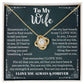 To My Wife _love  knot
