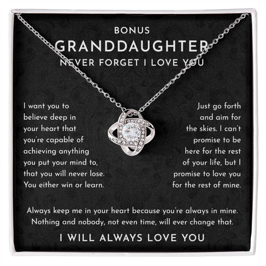 Bonus Granddaughter Love Knot
