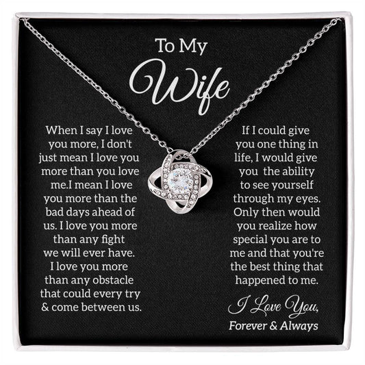 To My Wife Love Knot