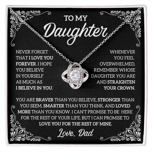 To my daughter black