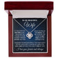To My Wife Love Knot Necklace Card