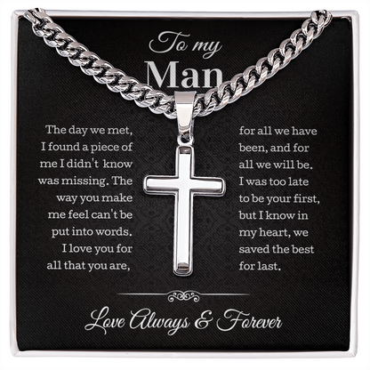 to my man necklace