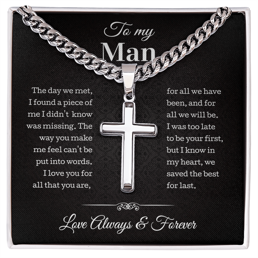 to my man necklace