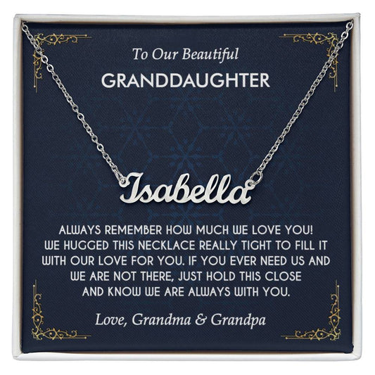 Gifts From Grandma to Granddaughter - Necklace for Granddaughter, Meaningful Granddaughter Gifts, Grandma's Necklace for Christmas, Thanksgiving, Birthday, Graduation, or Wedding