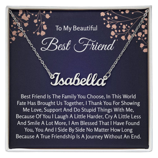 Gift For Best Friend | Best Friend Personalized Necklace | Best Friend Birthday | Best Friend Birthday | Best Friend Jewelry