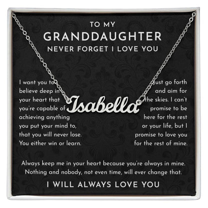 To My Granddaughter best