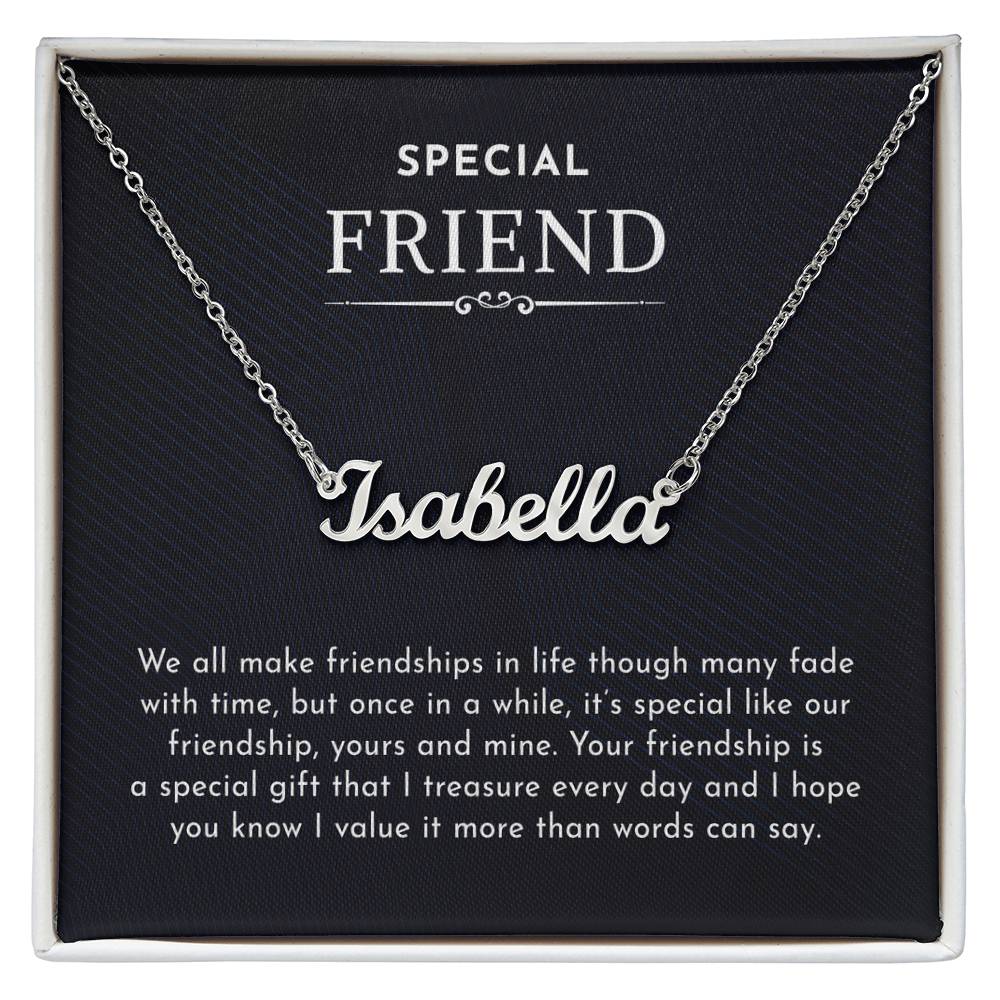 friend necklace