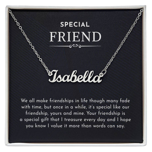 friend necklace