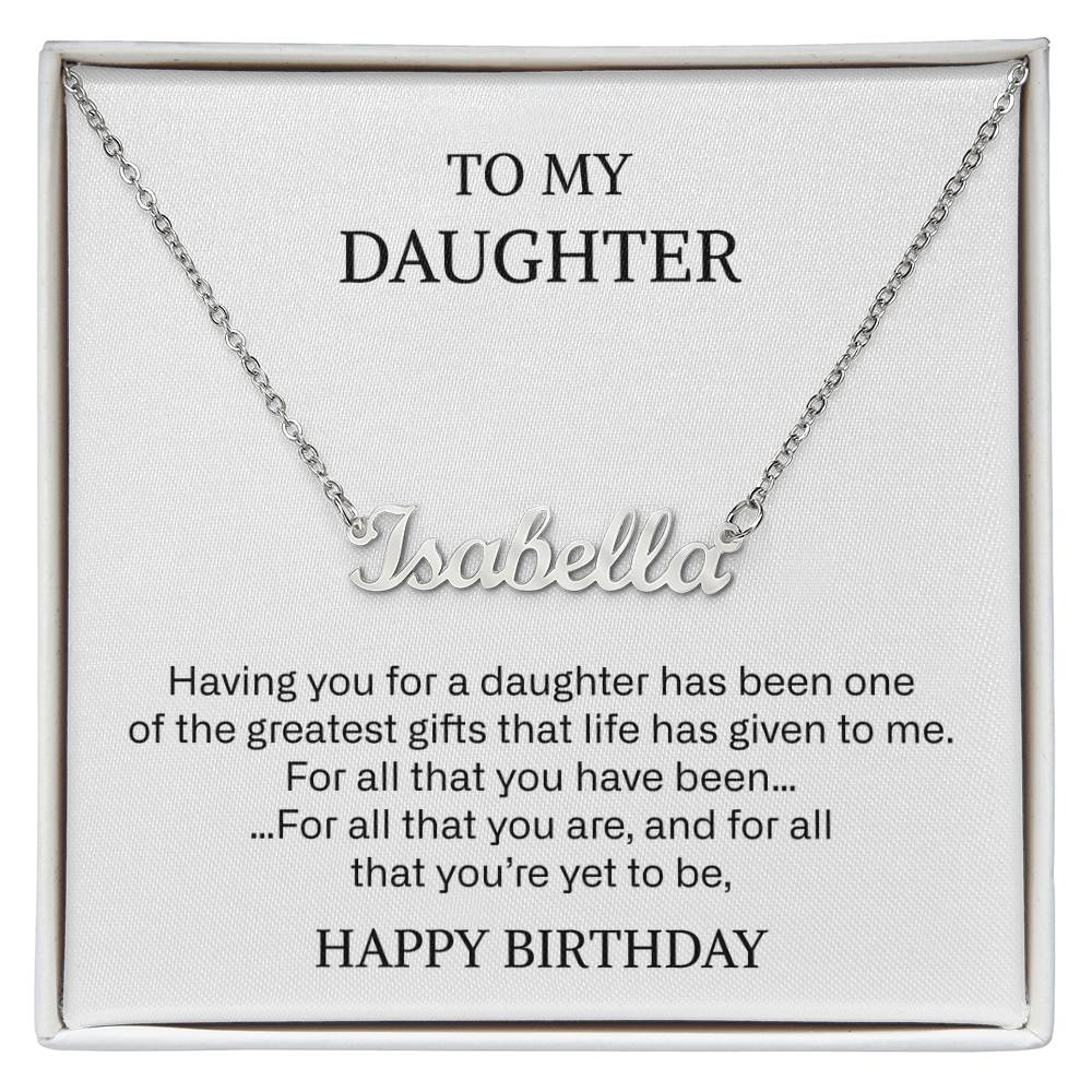 217 daugher name neckalce