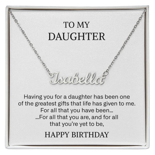 217 daugher name neckalce