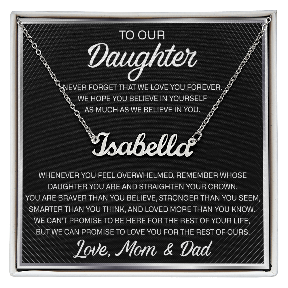 scale:1. SO-11731726- Name Neck- OUR DAUGHTER