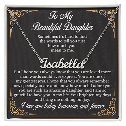 3007 Daughter necklace