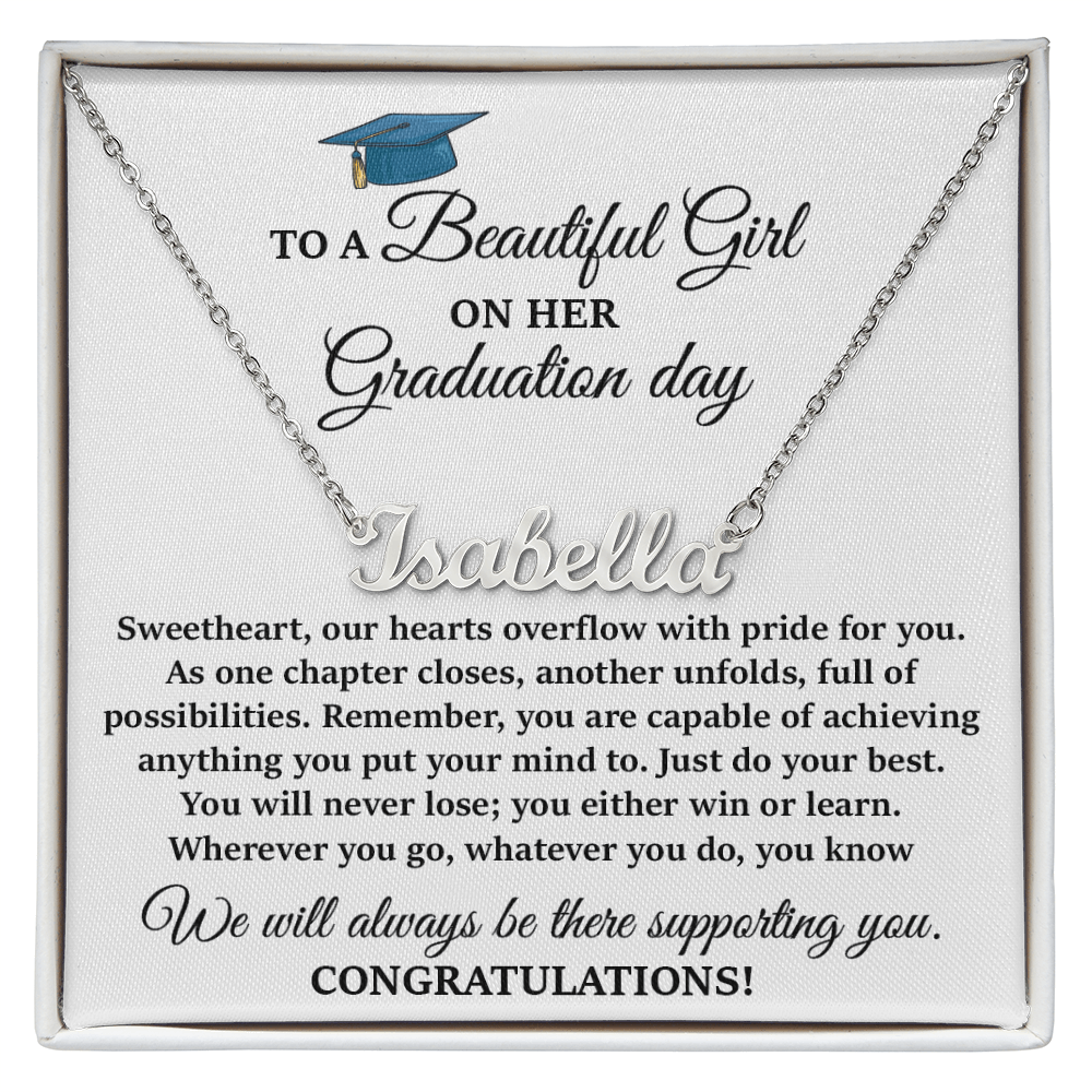 gradute on her gradute