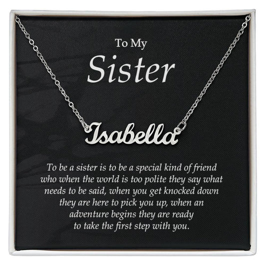 Sister Necklaces for Women - Perfect Sisters Gifts from Sister for Birthday, Christmas, Valentine's Day, Mother's Day, Thanksgiving and More