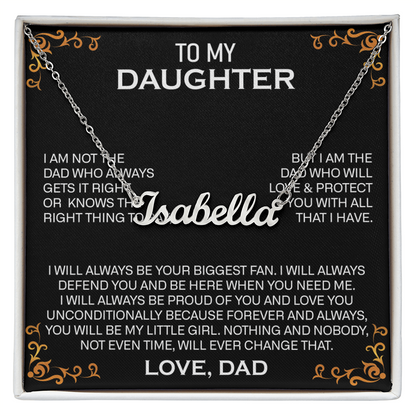 daughter name neck