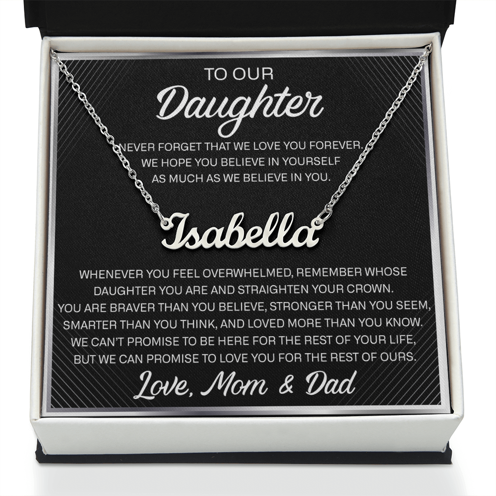 scale:1. SO-11731726- Name Neck- OUR DAUGHTER