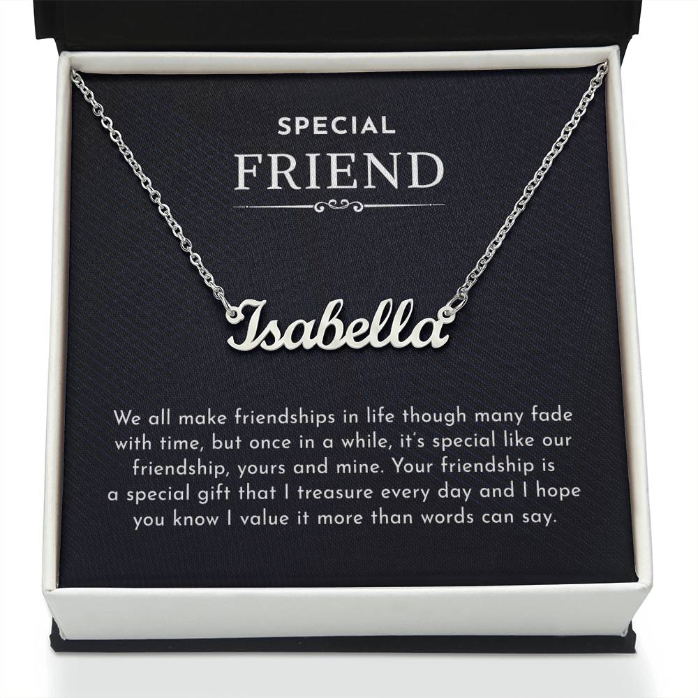 friend necklace