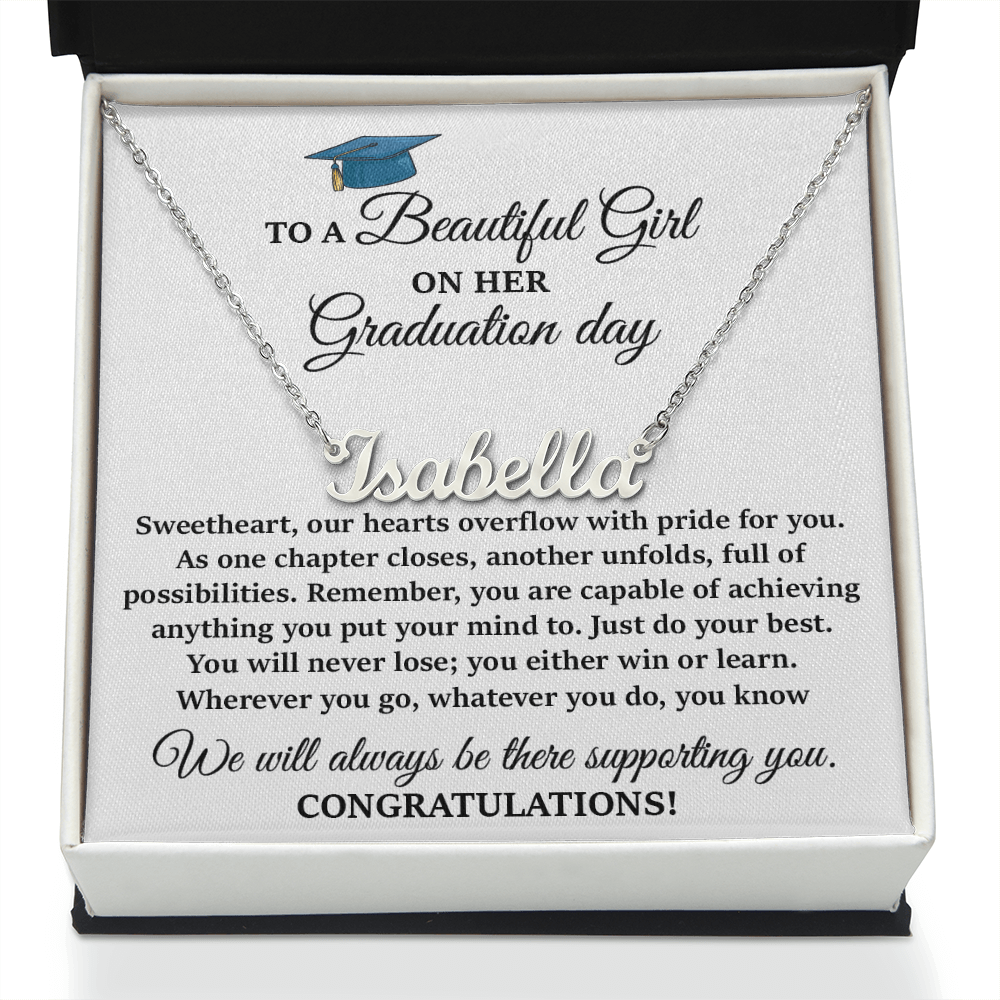 gradute on her gradute