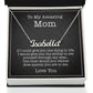 To My Mom Personalized Name Necklace, Mom Gift, Mom Necklace, Jewelry From Son Daughter, Gift Mom Birthday, Christmas, Mothers Day, Necklaces with Meaningful Messages