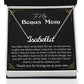 Personalized Name Necklace for Step Mom Mothers Day Gifts Christmas Birthday Jewelry Gifts for Bonus Mom Step Mother