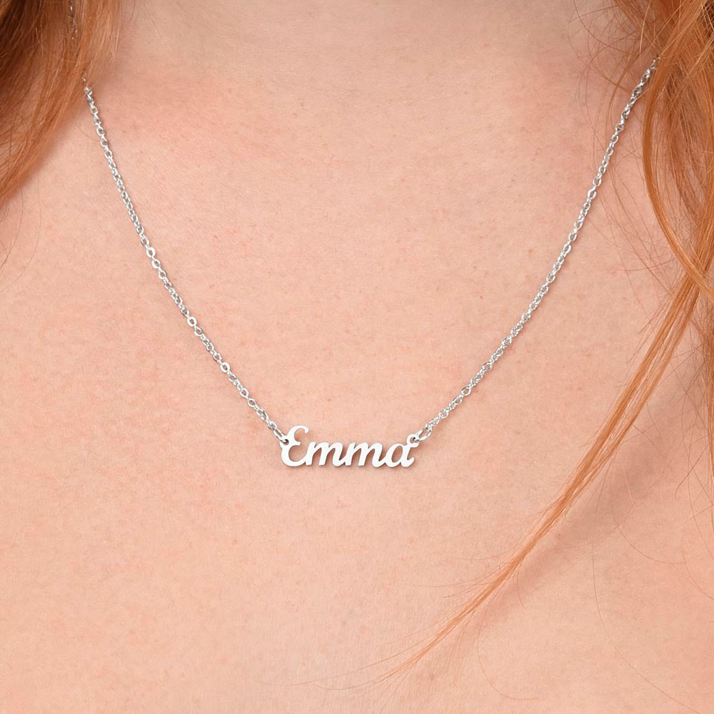 sister name necklace