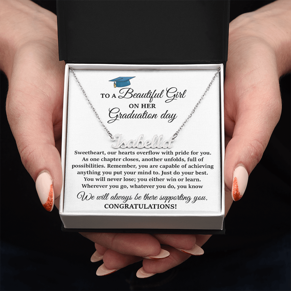 gradute on her gradute