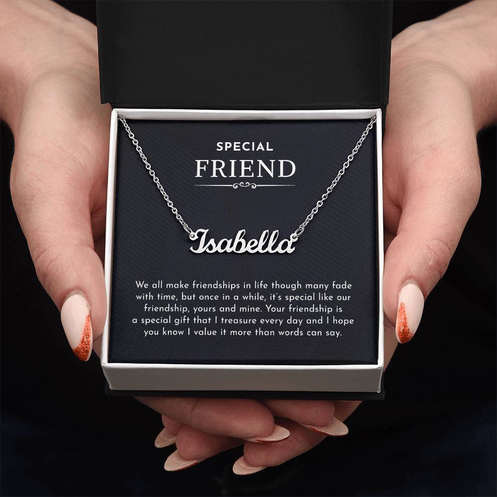 friend necklace