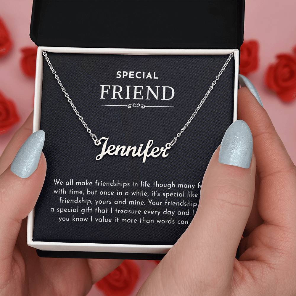 friend necklace