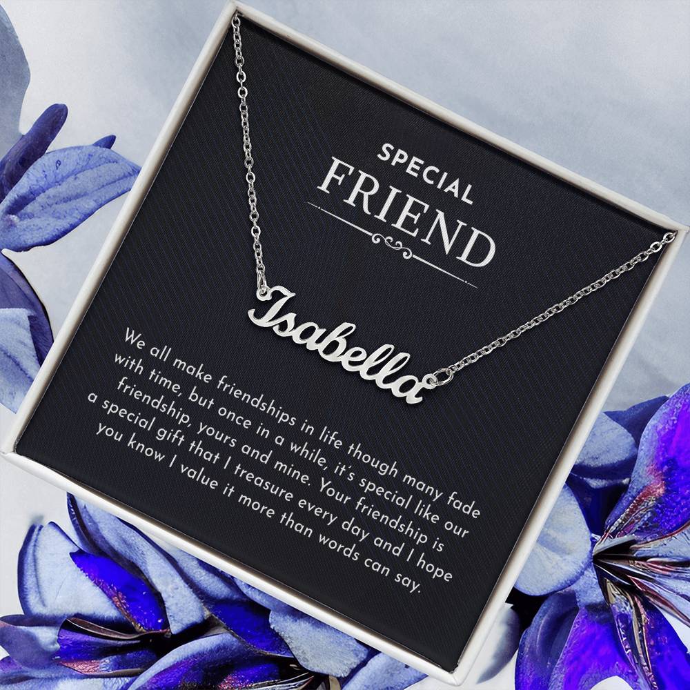 friend necklace