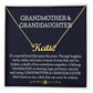 Grandmother And Granddaughter Personalized Name Necklace, Birthday Gift, Christmas Gift