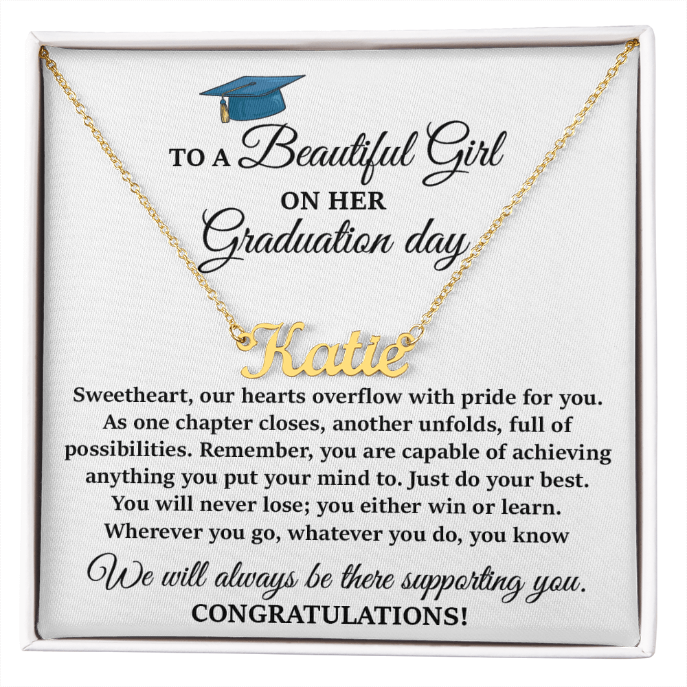 gradute on her gradute