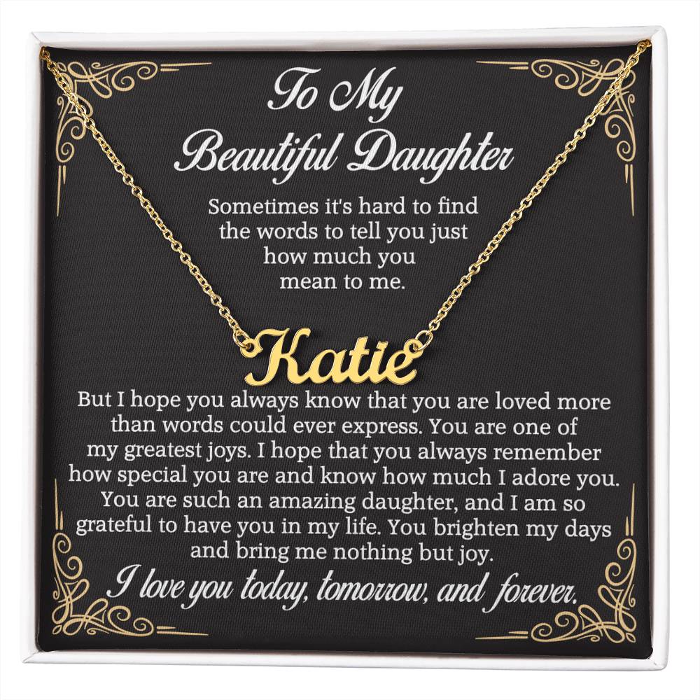 3007 Daughter necklace