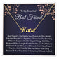 Gift For Best Friend | Best Friend Personalized Necklace | Best Friend Birthday | Best Friend Birthday | Best Friend Jewelry