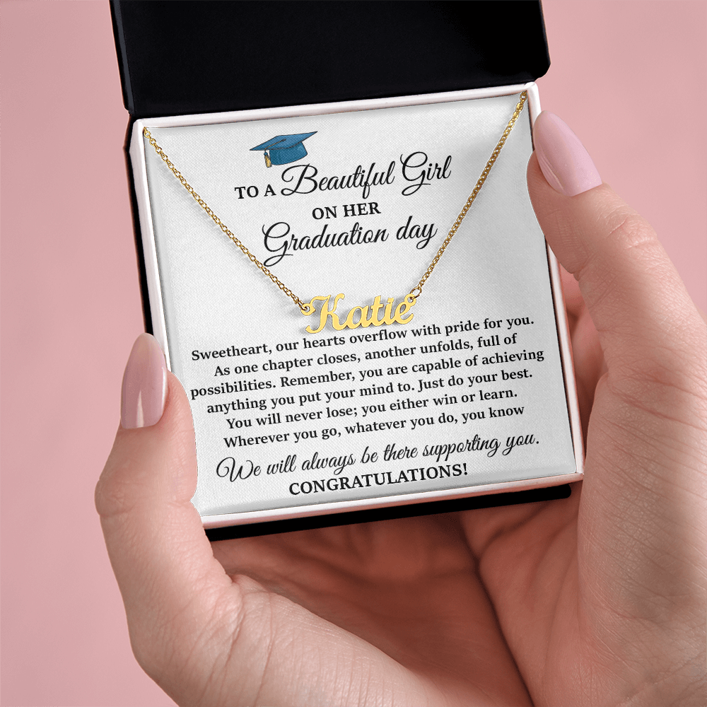 gradute on her gradute