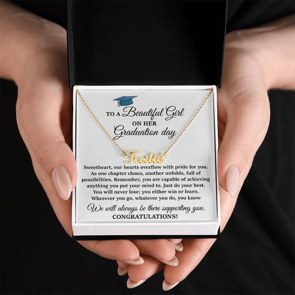 gradute on her gradute