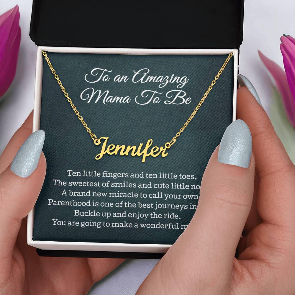 Personalized Name Necklace for Women, Mothers Day Wedding Christmas Birthday Gifts for Grandma, Mom, Mother in Law, Mother of the Groom, Daughter