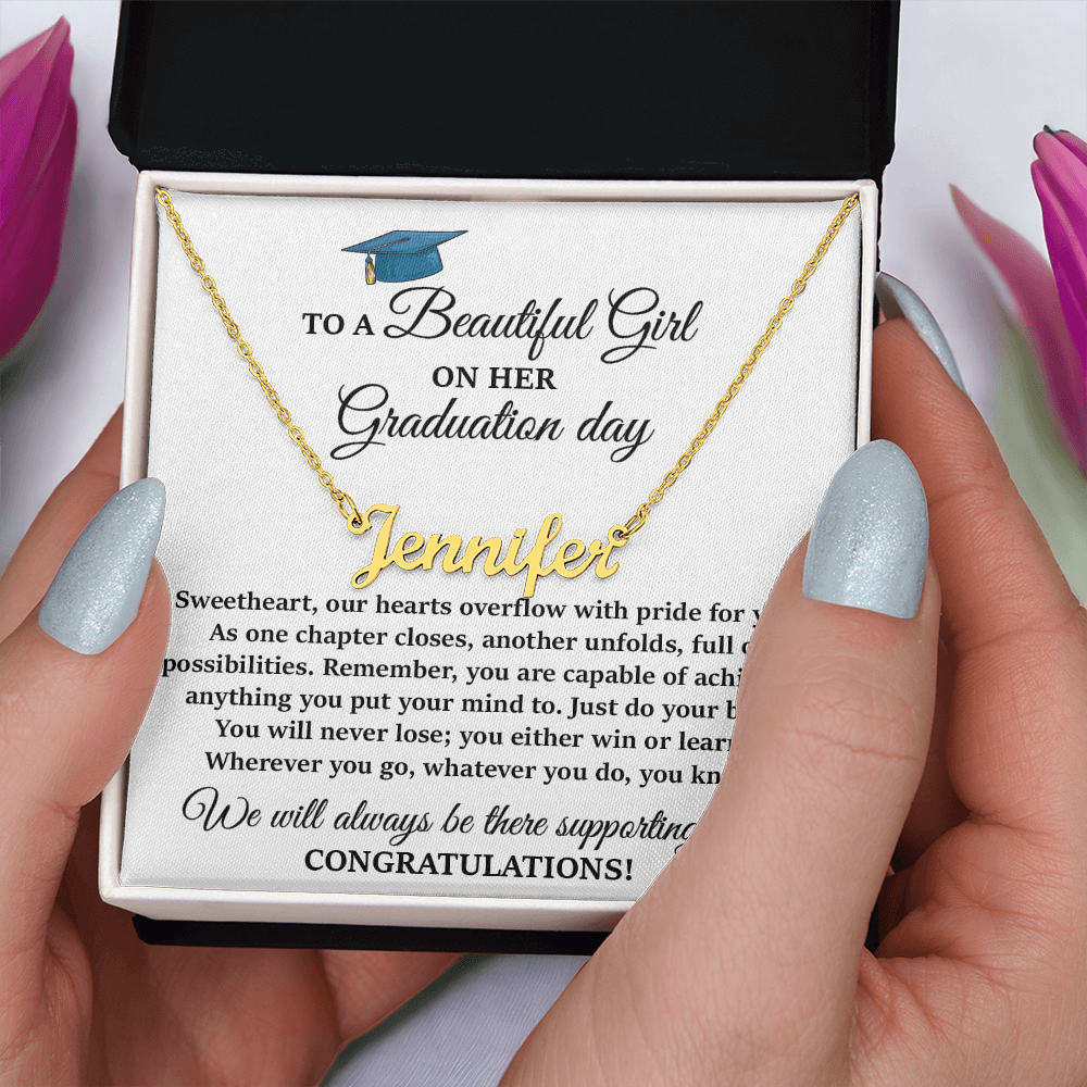 gradute on her gradute