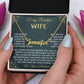 to my wwife