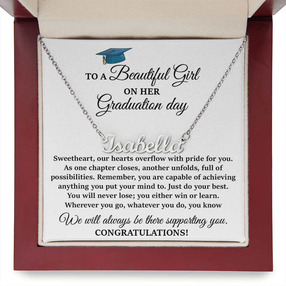 gradute on her gradute