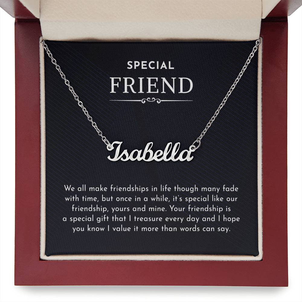 friend necklace