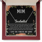 To My Mom Necklace Gift, Mom Birthday Gift from Son, Mom Mothers Day Gift from Daughter, To My Mom Love Name Necklace for Mom, Mom Gift