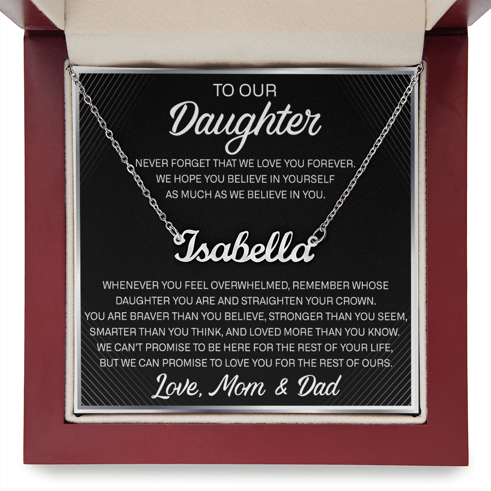 scale:1. SO-11731726- Name Neck- OUR DAUGHTER