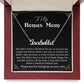 Personalized Name Necklace for Step Mom Mothers Day Gifts Christmas Birthday Jewelry Gifts for Bonus Mom Step Mother